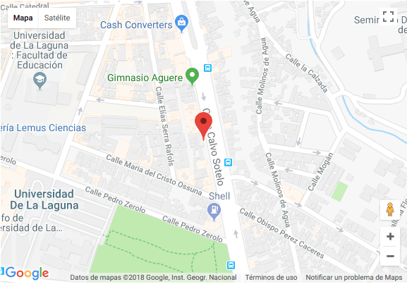 Mapa Clínica dental Odontomet Villena La Laguna